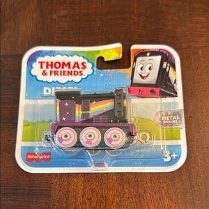 Metal Thomas & Friends Diesel Engine by Fisher Price Train Toy Rainbow Colorful